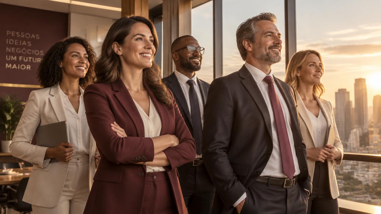 Atendimento ACP: recepcionista orientando visitantes no preenchimento do formulário de contato